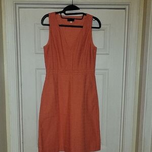 Orange Sleeveless Dress